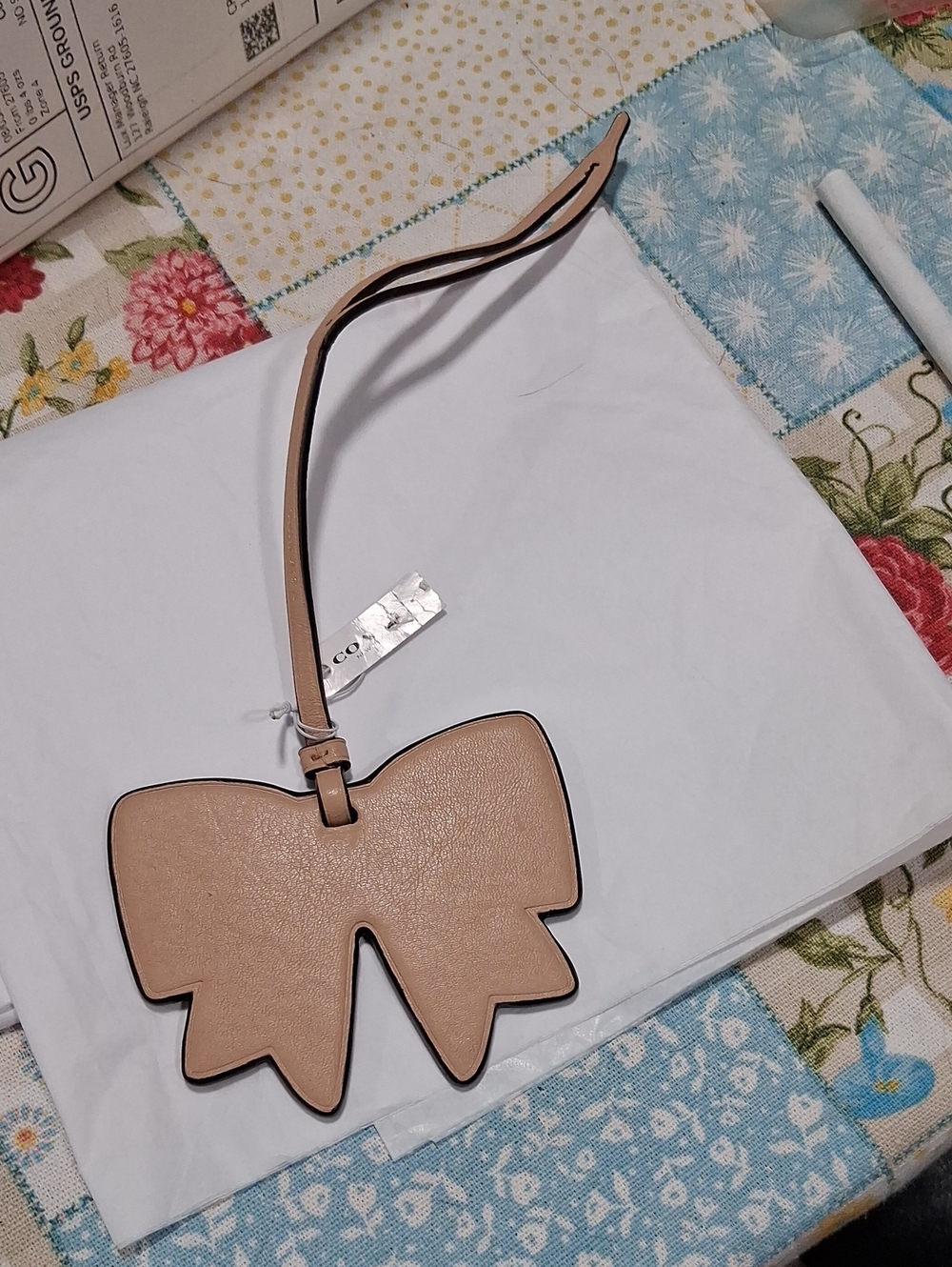 COACH FLORAL BUYTERFLY BAG CHARM...274178 - Picture 2 of 5